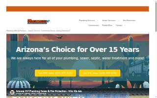 Arizona VIP Plumbing Sewer & Fire Protection