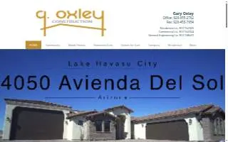 G Oxley Construction website
