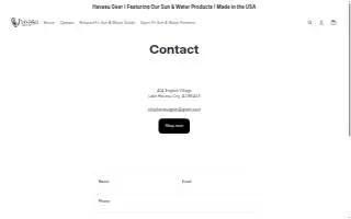 Havasu Gear website