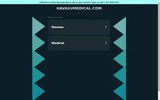Havasu Internal Medicine & Geriatrics website