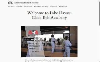 Lake Havasu Black Belt Academy LLC website