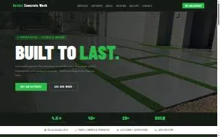 Bethel Concrete Work website