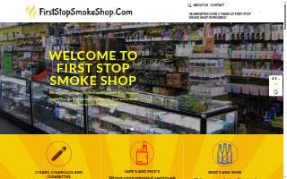 First Stop Smoke Shop website