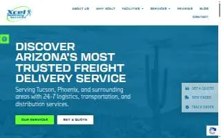 Xcel Delivery Services of Laveen website
