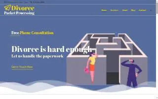Divorce Packet Processing, LLC of Marana website