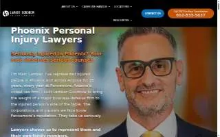Lamber Goodnow Injury Lawyers website