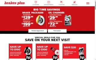 Brakes Plus of Maricopa website