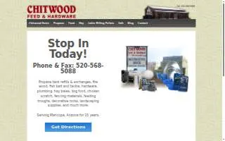 Chitwood Feed & Hardware website