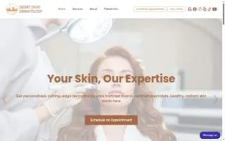 Desert Oasis Dermatology - Maricopa website