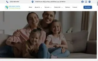 Maricopa Dental Center website