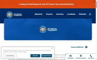 360 Physical Therapy - Gilbert/Mesa website