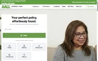 AALL Insurance of Mesa website