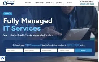 BlueKey IT Services of Mesa website