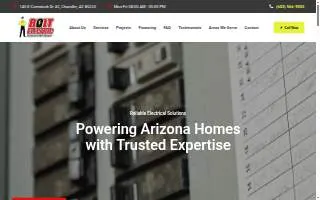 Bolt Electric of Mesa website