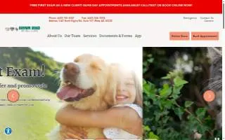 Brown Road Animal Clinic website