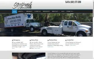 Central Towing of Mesa website