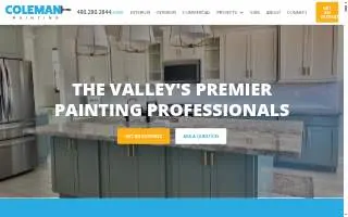 Coleman Painting of Mesa website
