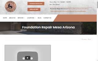 Concrete Repairman® Foundation Repair of Mesa