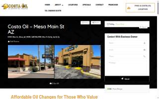 Costa Oil - 10 Minute Oil Change - Mesa Main St