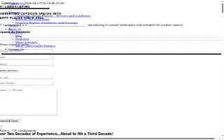 CYC Landscaping website