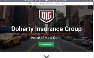 Doherty Insurance Group website