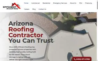 Efficient Roofing of Mesa website