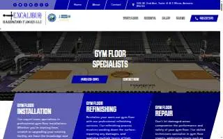 Excalibur Hardwood Floors, LLC website