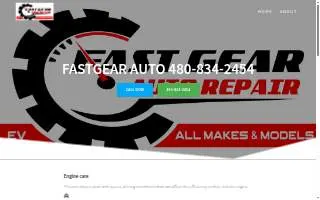 Fastgear Auto Repair website