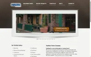 Faulkner Fence website