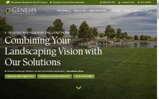 Genesis Landscape Solutions website