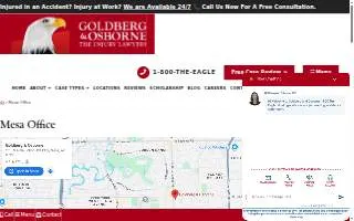 Goldberg & Osborne of Mesa website