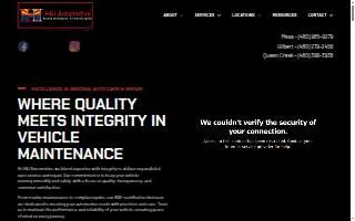 H&I Automotive website