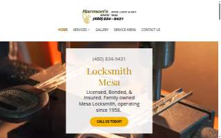 Harmon's Safe Lock and Key