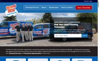 Heavens Best Carpet Cleaning of Mesa website