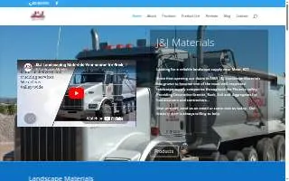 J & J Landscaping Material website