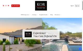 KOR Properties - Mesa and Las Sendas Real Estate
