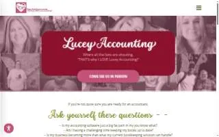 Lucey Accounting Services, PLLC website