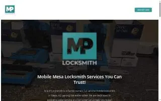 M&P Locksmith website
