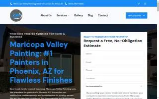 Maricopa Valley Painting website