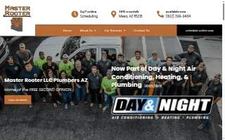 Master Rooter of Mesa website