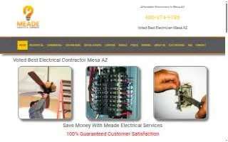Meade Electrical Services website