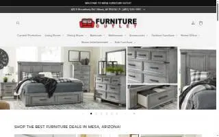 Mesa Furniture Outlet website