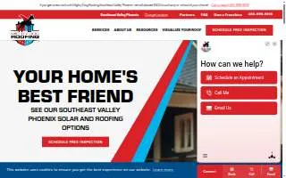 Mighty Dog Roofing of Southeast Valley Phoenix website