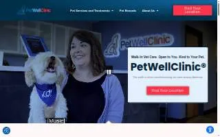 PetWellClinic - East Greenway website