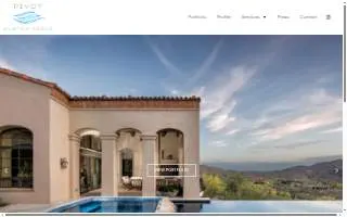 Pivot Custom Pools website