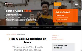 Pop-A-Lock Locksmiths of Mesa