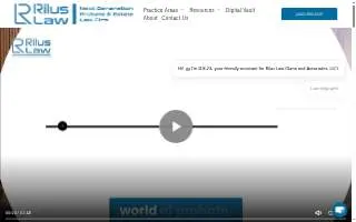 Rilus Law website