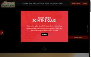 Rodizio Grill - Mesa website