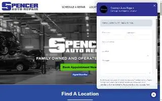 Spencer Auto Repair of Mesa website