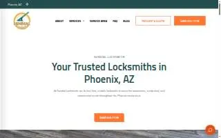 Sundial Locksmith LLC of Mesa website
